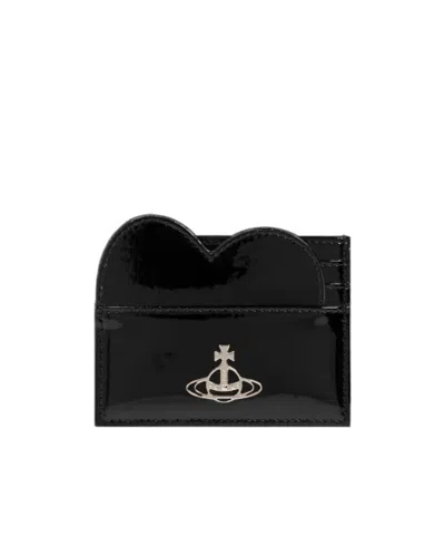 VIVIENNE WESTWOOD VIVIENNE WESTWOOD ORB PLAQUE HEART SHAPED CARDHOLDER