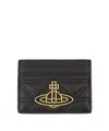 Vivienne Westwood Flat Card Holder In Black