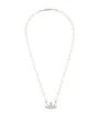 Vivienne Westwood Logo Details Necklace In White