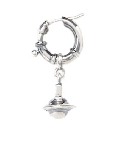 Vivienne Westwood Logo Earrings In White