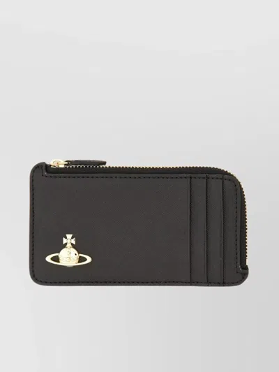 VIVIENNE WESTWOOD LOGO EMBOSSED CARD HOLDER