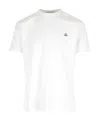 Vivienne Westwood White Crewneck T-shirt With Orb Logo Detail On The Front In Cotton Woman In White