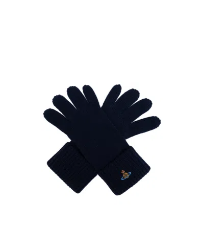 Vivienne Westwood Logo-embroidered Gloves