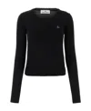 Vivienne Westwood Women Cotton And Cashmere Blend Jumper In Black
