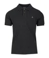 Vivienne Westwood Polo In Piquet Stampato   Uomo In Black