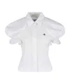 Vivienne Westwood Relaxed Fit Top Puff Sleeves In White