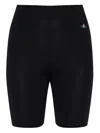 Vivienne Westwood Bea Logo Embroidered Cotton Knit Vest In Black