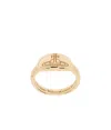Vivienne Westwood Tilly Ring Gold Silver Unisex In Yellow