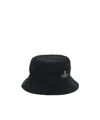Vivienne Westwood Logo Fisherman's Hat In Black