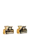 Vivienne Westwood Logo Hair Clip (set Of Two) In Gold