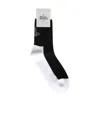 Vivienne Westwood Logo Knitted Socks In White