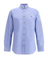 Vivienne Westwood Logo Orb Shirt In Blue