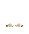 Vivienne Westwood Logo Pattern Earrings In White