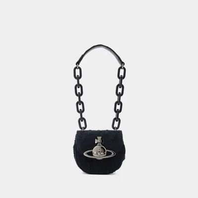 Vivienne Westwood Jodie Saddle Shoulder Bag -  - Cotton - Black
