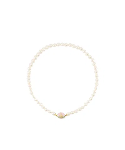 Vivienne Westwood Loelia Necklace In White