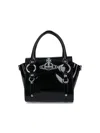Vivienne Westwood Logo-plaque Tote Bag In Black