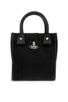 VIVIENNE WESTWOOD VIVIENNE WESTWOOD LOGO PLAQUE TOTE BAG