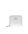 Vivienne Westwood Logo Plaque Zip-around Wallet In Brown