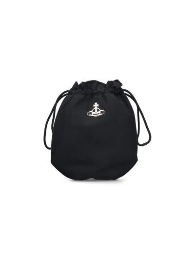 Vivienne Westwood Logo Pouch In Black