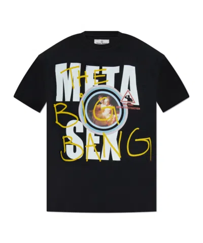 Vivienne Westwood Logo-print Cotton T-shirt In Black