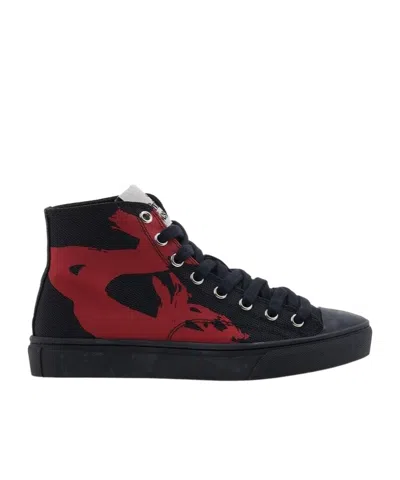 Vivienne Westwood Logo-print High-top Sneakers In Black