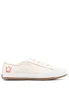 Vivienne Westwood Man Sneakers Cream Size 9 Textile Fibers In Beige