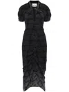 Vivienne Westwood Logo-print Midi Dress In Blue
