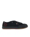 Vivienne Westwood Logo Print Sneakers In Black