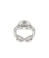 Vivienne Westwood Logo Ring In White