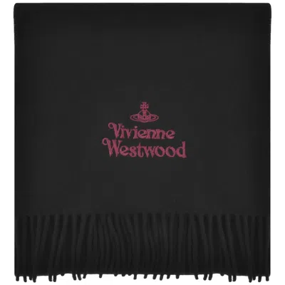 Vivienne Westwood Logo Scarf Black