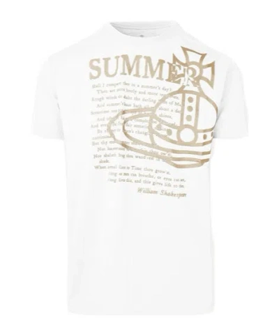 Vivienne Westwood Logo Short-sleeved T-shirt In White
