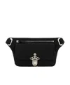 Vivienne Westwood Logo Shoulder Bag In Black
