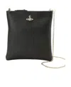 Vivienne Westwood Logo Shoulder Bag In Black