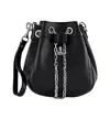 Vivienne Westwood Chrissy Small Bucket Bag In Black