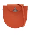 Vivienne Westwood Logo Shoulder Bag In Brown