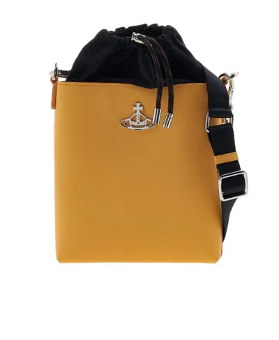 Vivienne Westwood Logo Shoulder Bag In Multicolor