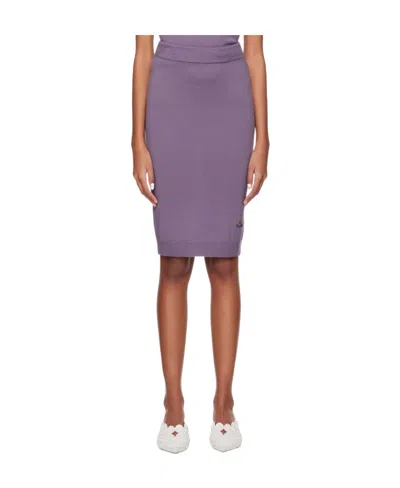 Vivienne Westwood Logo Skirt In Purple
