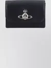 VIVIENNE WESTWOOD LOGO SNAP BUTTON CARDHOLDER WALLET