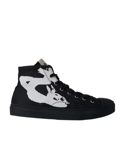 Vivienne Westwood Logo Sneakers In Black