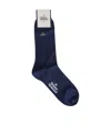 Vivienne Westwood Logo Socks In Blue