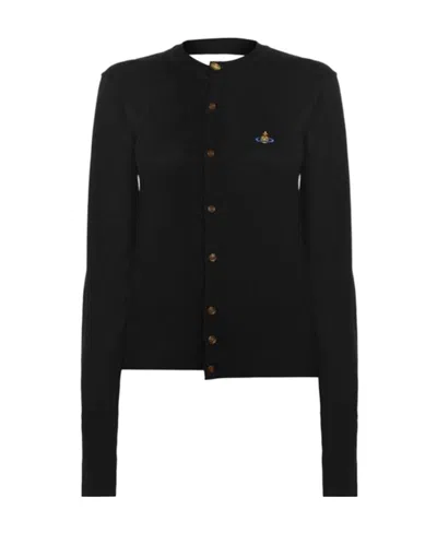 Vivienne Westwood Logo Sweater In Black