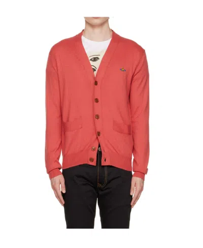 VIVIENNE WESTWOOD VIVIENNE WESTWOOD V-NECK KNITTED CARDIGAN