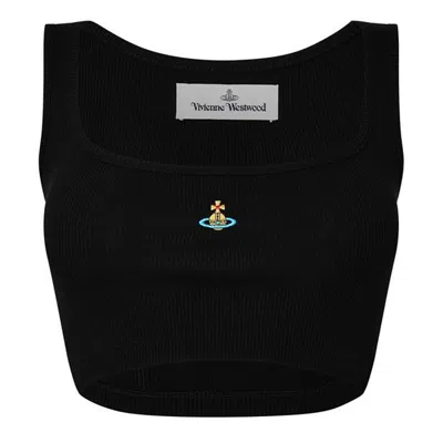 Vivienne Westwood Logo Vest In Black