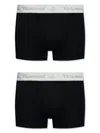 Vivienne Westwood Logo-waistband Organic-cotton Blend Boxers In Black