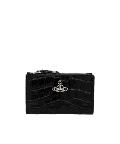 Vivienne Westwood Logo Wallet In Black