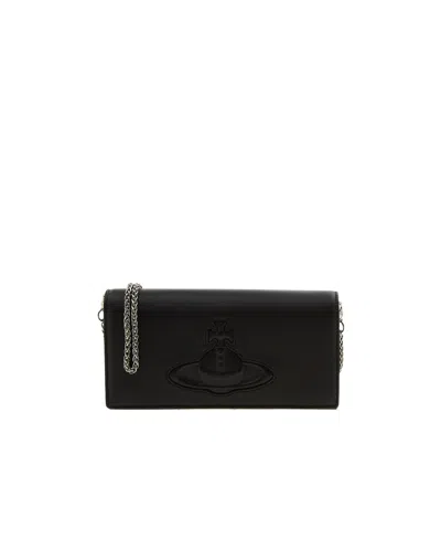 Vivienne Westwood Logo Wallet In Black