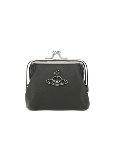 Vivienne Westwood Logo Wallet In Black