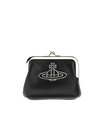 Vivienne Westwood Logo Wallet In Black