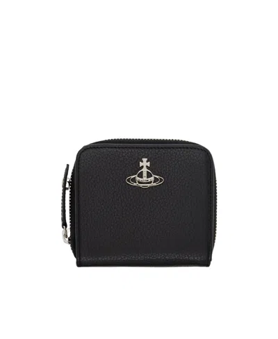 Vivienne Westwood Logo Wallet In Black