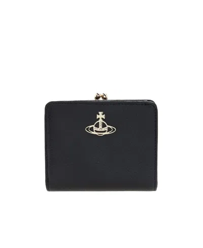 Vivienne Westwood Logo Wallet In Black